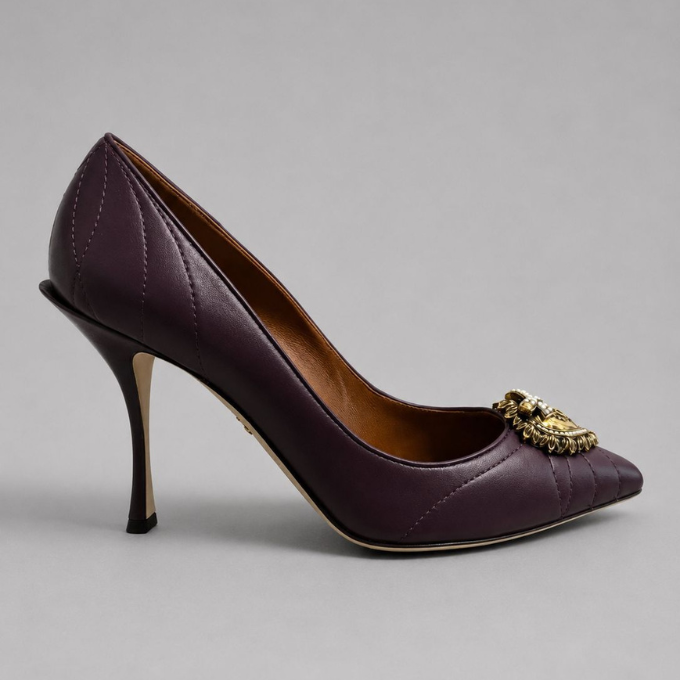 Dolce&Gabbana Devotion Pumps - Plum